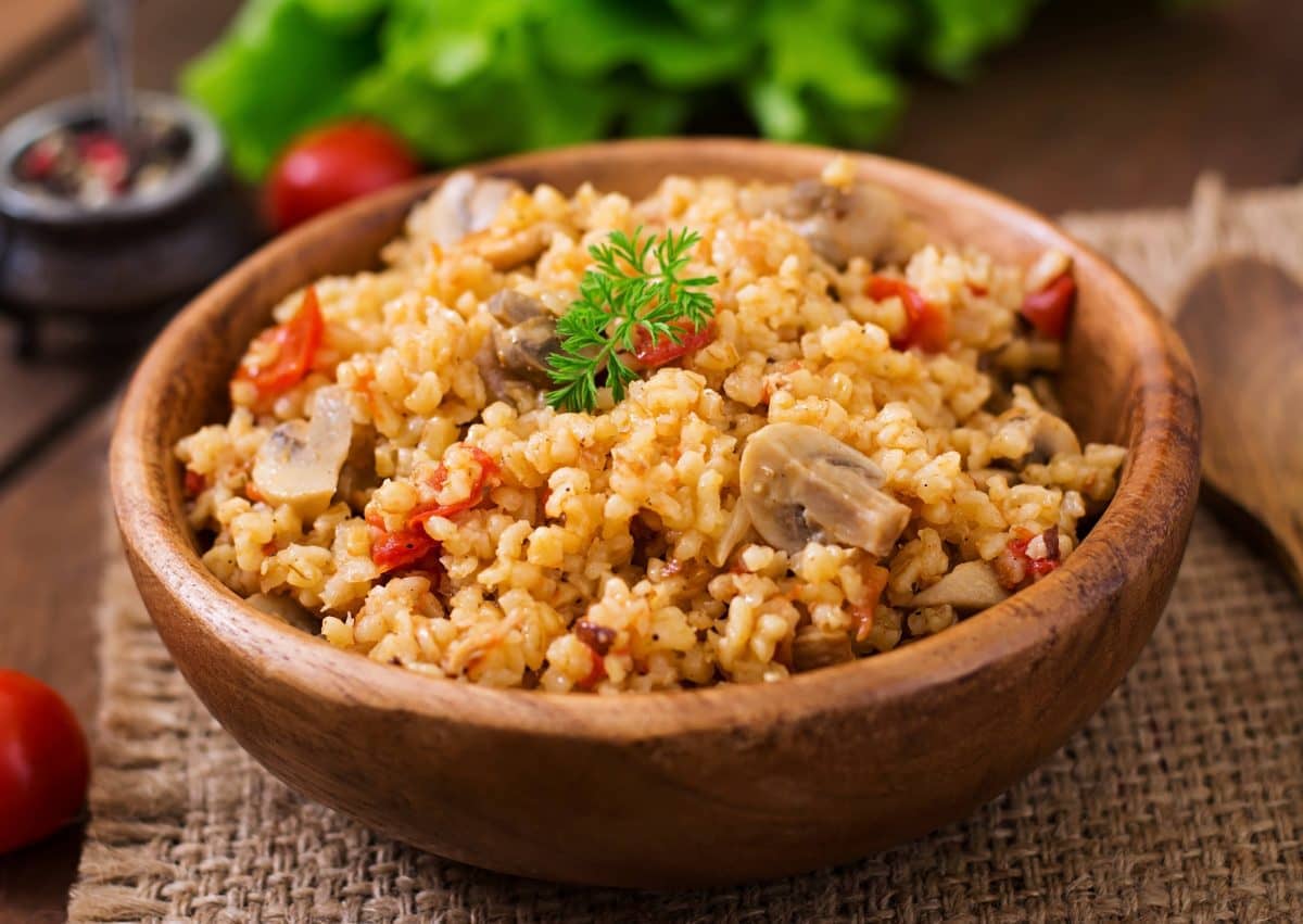 Receta de cuscús con champiñones